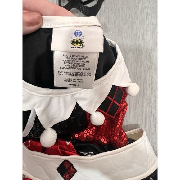 Dc Comics harley quinn Halloween Cosplay costume kids Size Small - Picture 5 of 5